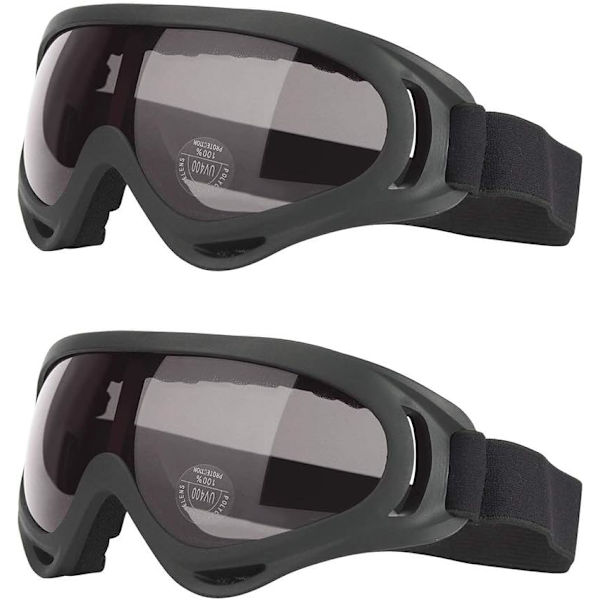 *2 stycken utomhusglasögon skidglasögon UV 400 skyddsglasögon An*