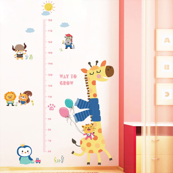 /#/Baby Height Growth Chart Wall Sticker Kids Measure Growth Wall Decals/#/
