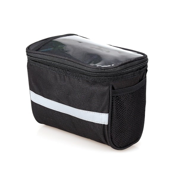 Cykelstyrbag - S - 21x13x16,5cm Sort Vandafvisende Cykelkurvtaske