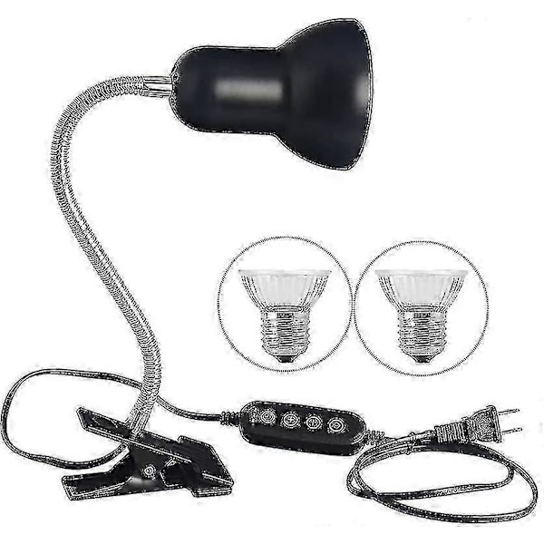 Led Uva Uvb Pærer, Reptil Lampe Opvarmet Landskildpadde Lampe Med Lang Base Til Reptiler Og Padder [Energiklasse A +] A yu