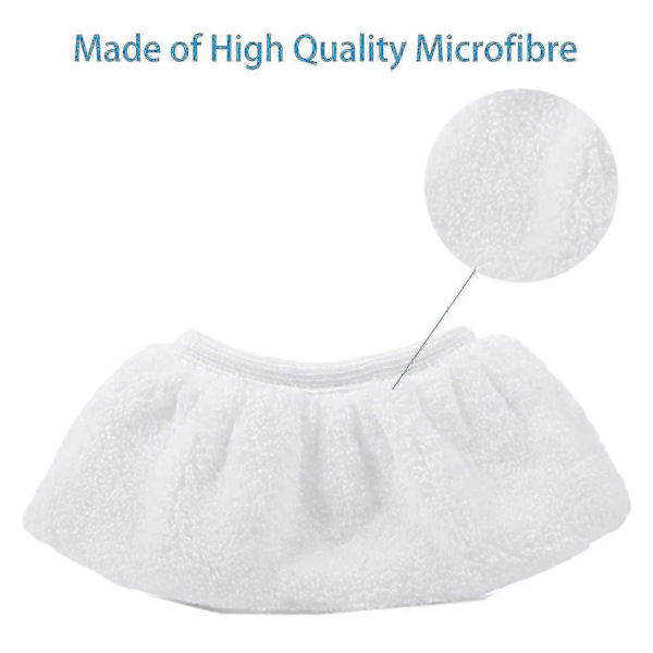 8-pak Mikrofiber Klud Cover Sæt Til Karcher Damprenser Easyfix Sc2 Sc3 Sc4 Sc5 Hånddyse Tilbehør