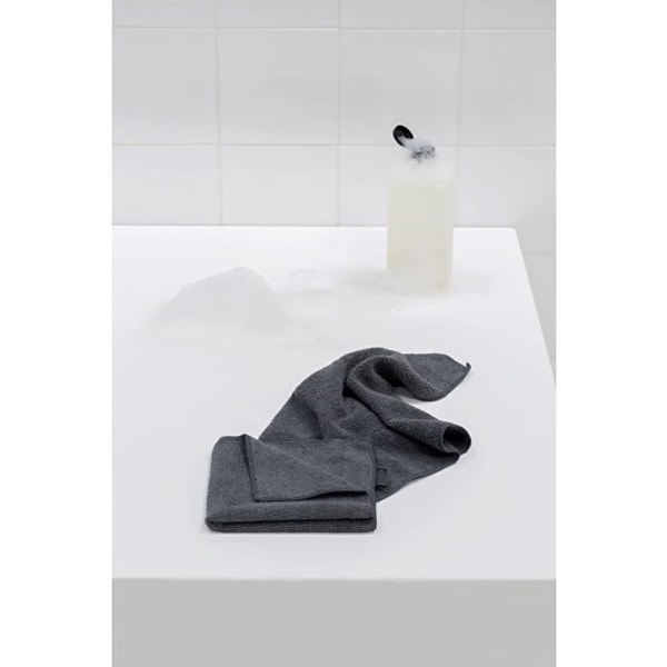 #Mikrokuitukeittiöpyyhe (2 kpl) Tummanharmaa 30 x 30 x 0,5 cm#
