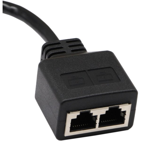 #RJ45 uros-2 RJ45 naaras verkon Y-jakokaapeli#