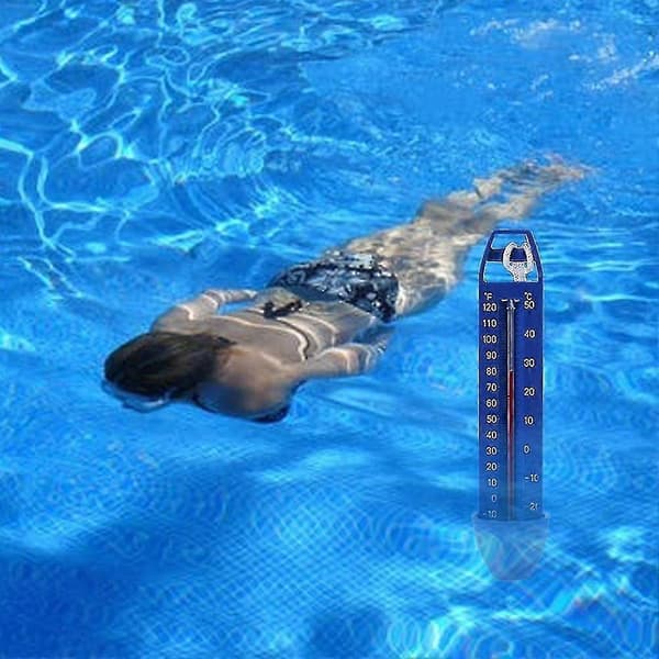 Vanntemperatur Termometer Dam Termometer Svømmebasseng Termometer Med Snor Shatt