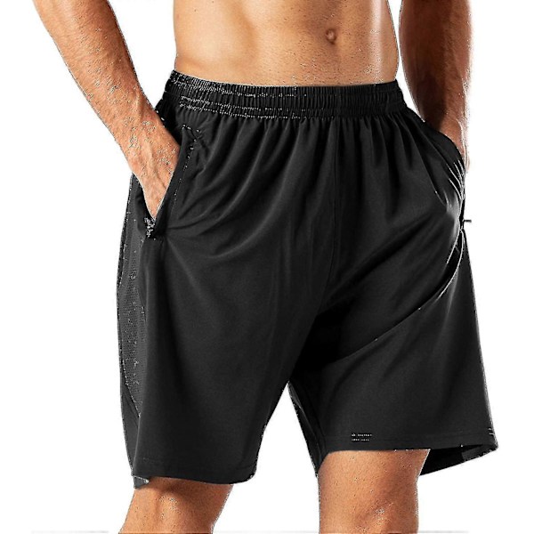 Träningsshorts för män, snabbtorkande atletiska shorts