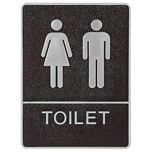 Itseliimautuva kylpyhuoneen opaste WC-oven opaste Miehet Naiset WC-opastekyltti