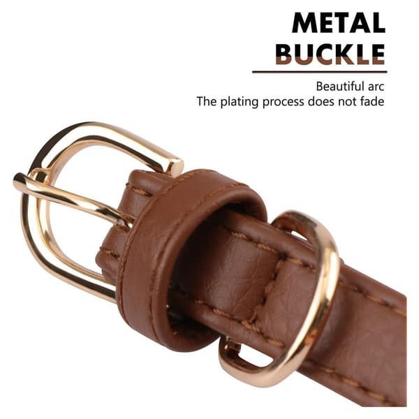 #Søt Lær Hundekrage 24-30cm#