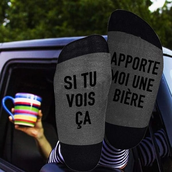 Grå Fantasisockor, Roliga Sockor Korta Fantasisockor Nyhet Present