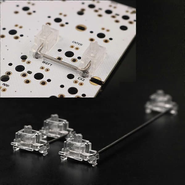 60% 87 OEM Mekaniskt tangentbord Cherry MX Switch PCB-monterad stabilisator Case 6.25u Modifier Key Stabiliser Plate