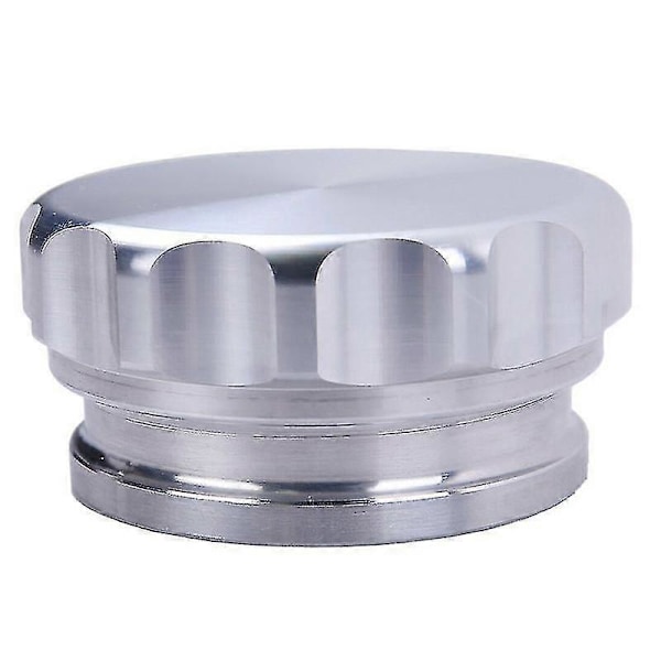 2 tommer 51 mm aluminiumslegering svejset på påfyldningsstudsen og autodele modificeret brændstoftankdæksel sølv