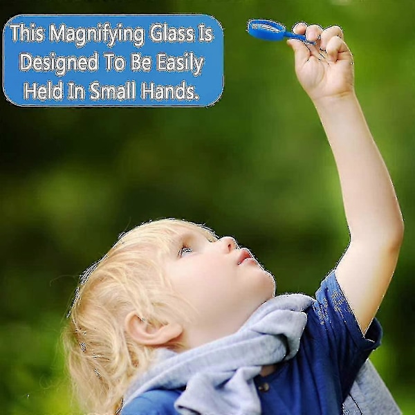 30-pack Färgglada Mini Förstoringsglas för Barn