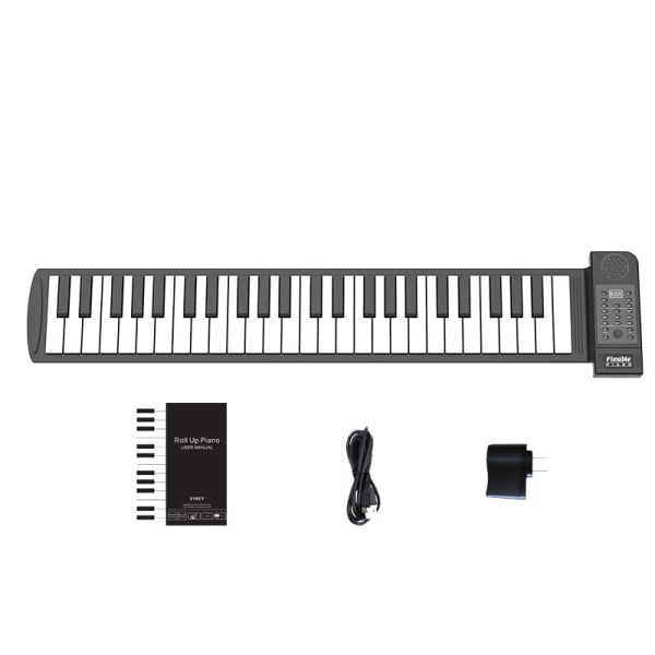 #Leke-musikkinstrument rullepiano 61 tangenter MIDI 128 lyder#