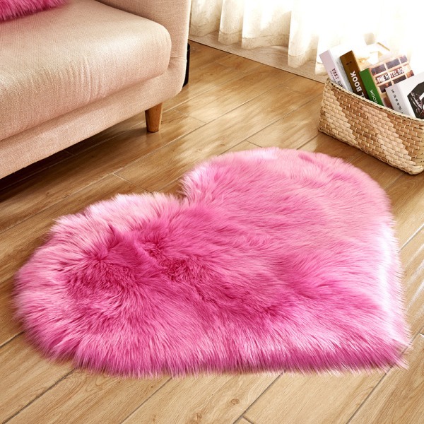 #Plush faux fur julgransmatta julgransfot julgransmatta hjärtformad#