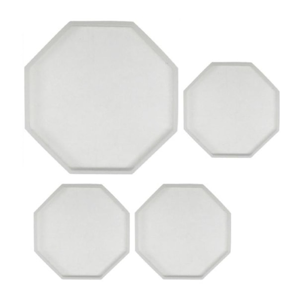 4 st molds silikon oktagonala form molds