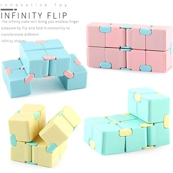 Infinity Cube Pakke, Afspændings Terning Legetøj, Infinity Cube Fidget