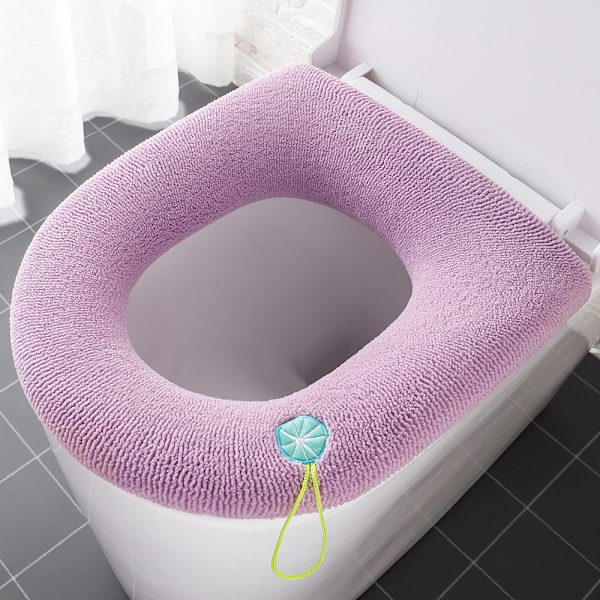 /#/1PCS Housse de siège de toilette lavable - Modèle jaune à souleve/#/