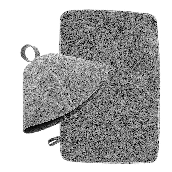 1 Set Vattenabsorberande Bastuhatt Återanvändbar Bastuhatt Kit Bastuhatt Stilfull Bastuhatt Pad Kit