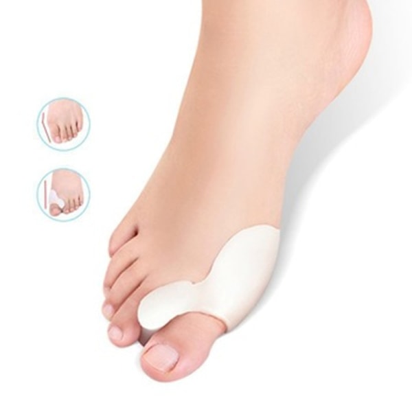 Gelskydd för Hallux Valgus, 10 Förpackningar med Hallux Valgus-dynor med Separator