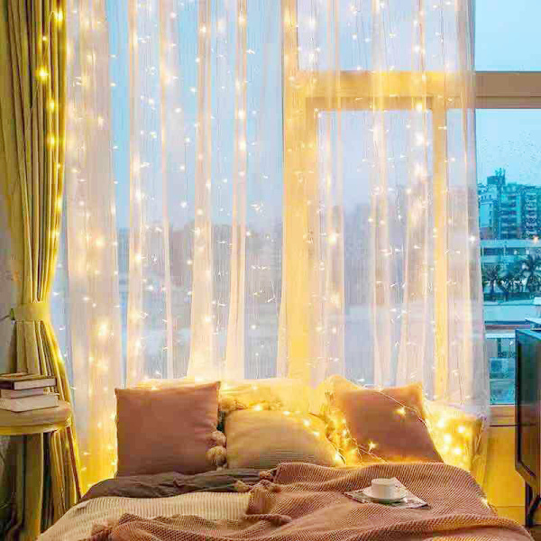 #240LED Gardin Fairy String Ljussträngar#