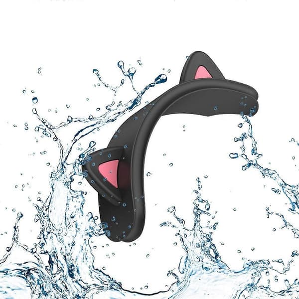 Til Max Multifunktionelt Trådløst Bluetooth Headset Tværstang Øre Silikone Beskyttelsescover, Sort