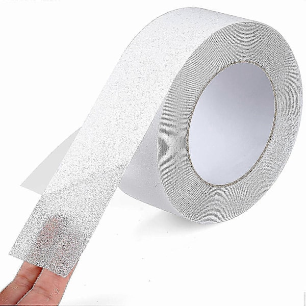 5cm x 10m Transparent Halkskyddstejp för Inom- och Utomhusbruk, Vattentät Halkskyddstejp för Trappor Stegar Badrum