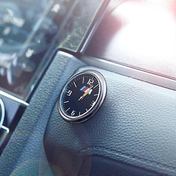 Bilmätare Klocka Quartz Analog Klocka Interiör Digital Auto Instrumentbräda Dekor