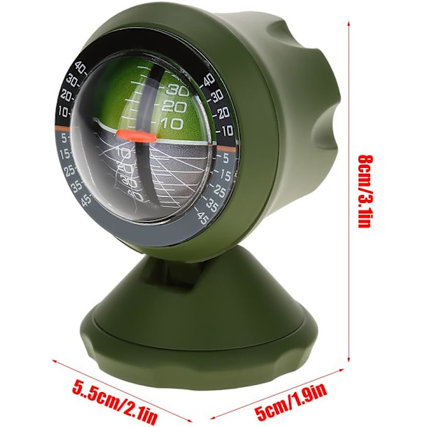 *Bilinclinometer, Exteriör Multifunktionell Vinkelinclinome*