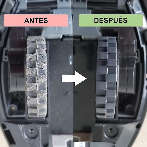 Erstatningsdekk/gummi Kompatibel, Roomba 500, 600, 700, 800, 900, e, i, s. Erstatter sidehjul på roboten din