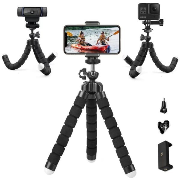 #Joustava Puhelimen Tripod ja Bluetooth-Kaukosäädin Kameran Sulkijalle#