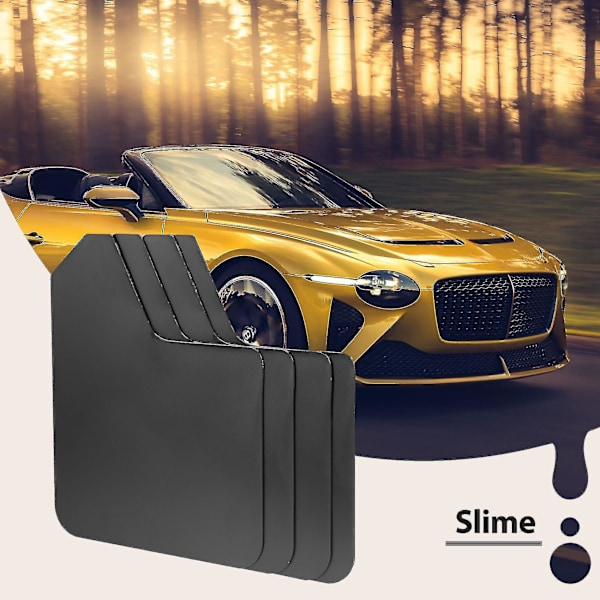 4 stk. universelle sprutlapper for bil pickup varebil lastebil sprutbeskyttere med skrue