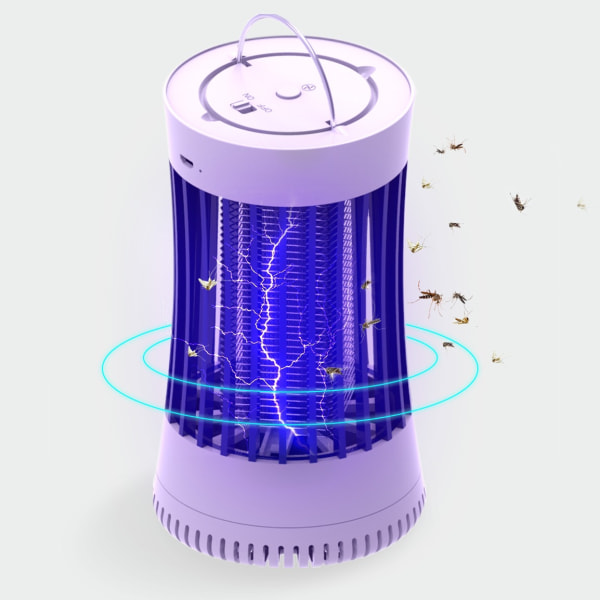 Bärbar och uppladdningsbar elektronisk myggdödarlampa för Su