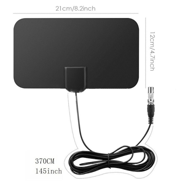 #Tehostettu digitaalinen HDTV-antenni sisäantenni käytännöllinen vakaa signaali#