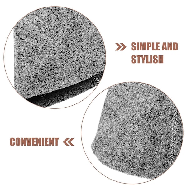 1 Set Vattenabsorberande Bastuhatt Återanvändbar Bastuhatt Kit Bastuhatt Stilfull Bastuhatt Pad Kit
