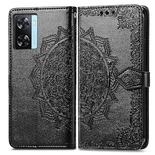Mandala Präglat Läderfodral För Oppo A57s
