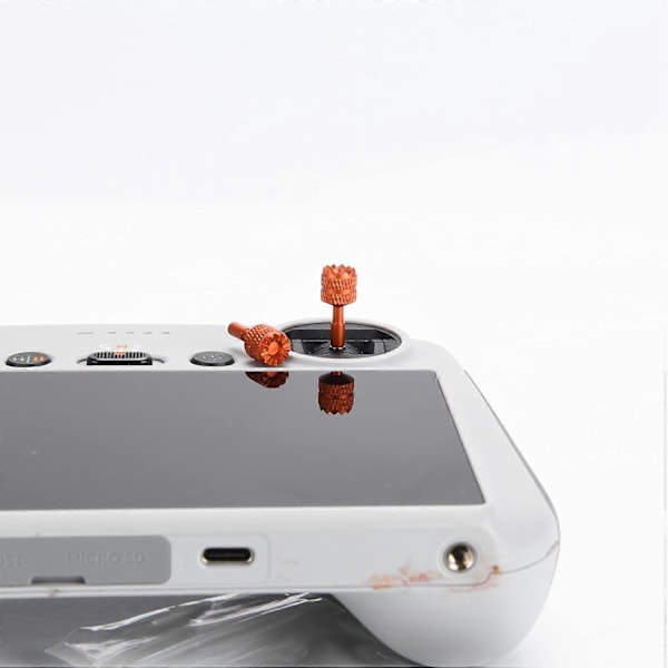 Mini 4 Pro/Mini 3 Pro/Mini 3 Spakar för DJI RC/RC 2, Flygplansaluminiumlegering Kontrollspak/Rocker Ersättningsdelar för DJI Mini 4 Pro/Mini