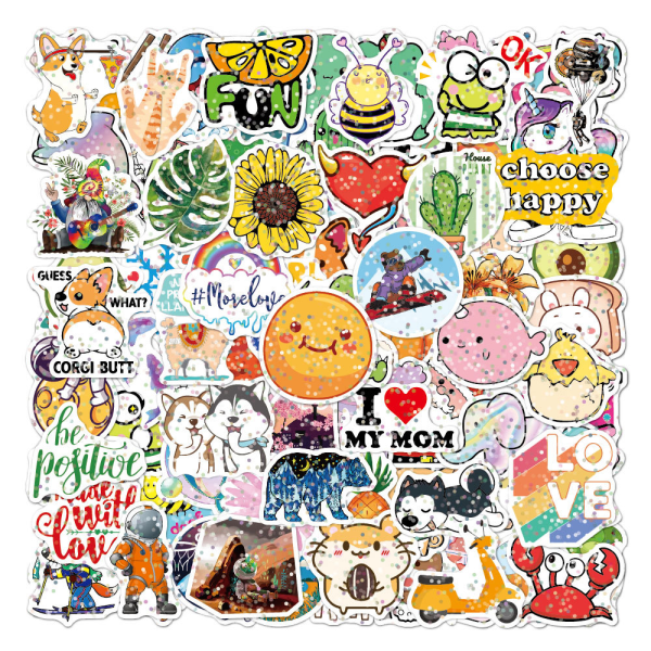 100 Pack Laptop Stickers,Graffiti Pattern,Waterproof,For Laptop,