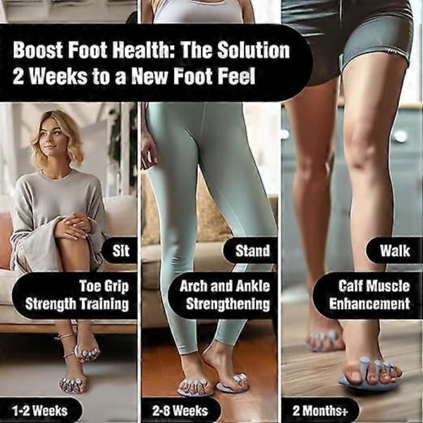 Tåseparerare, Tåspridare för Överlappande Tår, Stora Tår Kvinnor Män, Korrekta Tår, Hallux Valgus Korrigerare 1 Par Hallux Valgus Skydd (Blå)