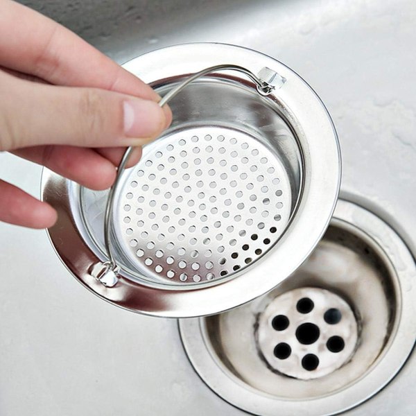 /#/STAINLESS STEEL Cleaner Hair Filter Shower Bath Plugs Shower Dra/#/