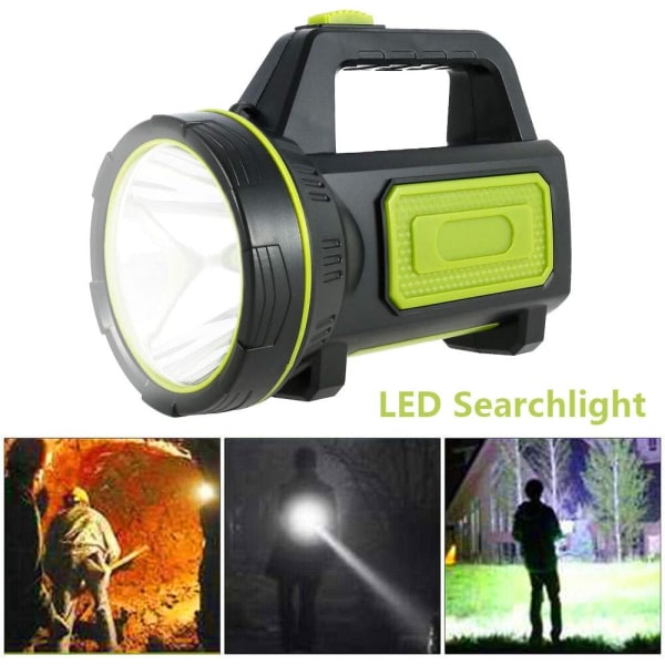 USB Laddningsbar Superstark LED Ficklampa Vattentät Hi