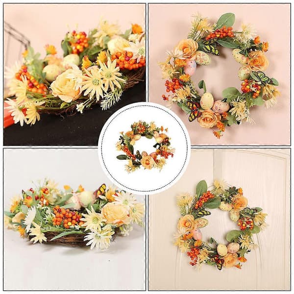 Easter Wreath Pendant Easter Wreath Hanging Decor Exquisite Easter Wreath Ornament