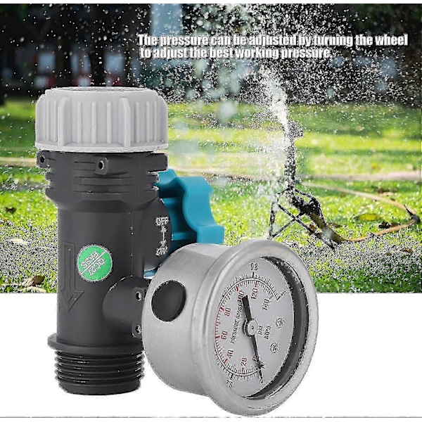Vatten Tryckregulator Vatten Tryckventil Tryckreduceringsventil Högprecisions Tryckregulator För Trädgård Hy yu