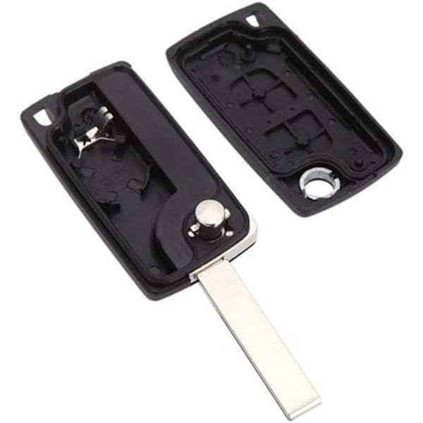 Nyckelskal Kompatibelt med Citroen C2 C3 C4 C5 Picasso 2 Knappar