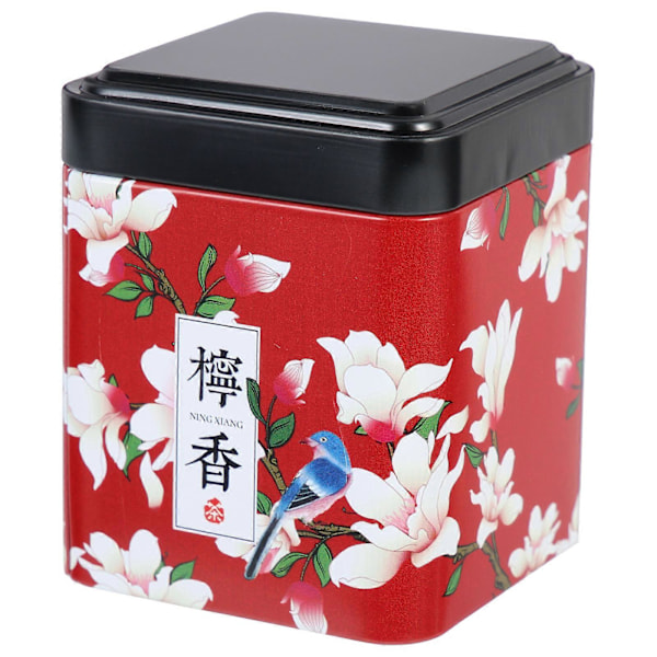 Teplåda i japansk stil, miniatyr kaffeförvaringslåda, bärbar tebehållare, metallteburk