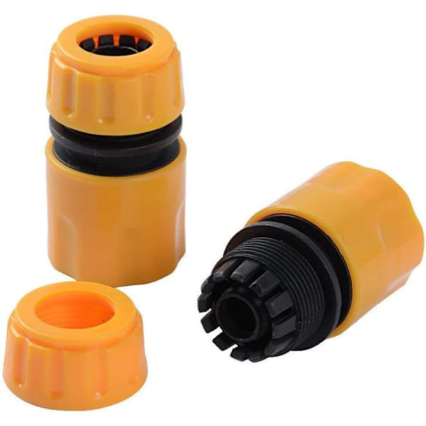 10 Pak 1/2\" Slange Hurtigkoblinger - Til Forbindelse af Slanger, Have