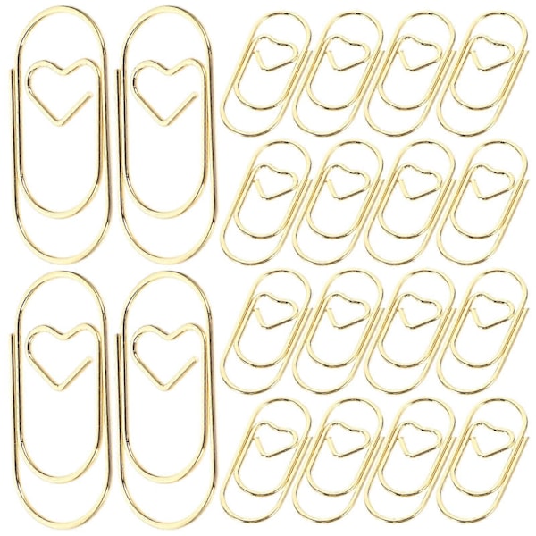 100 st Stickningsklämmor Ornament Fil Dokumentklämmor Kontorsdokumentklämmor Bokläsningsklämmor