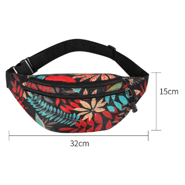 Blå Bältesväska, Midjeväska, Fanny Pack, Träningsbälte, Löpband