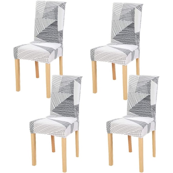 *4 stycken matstolsöverdrag stretch stolsöverdrag avtagbar tvättbar*