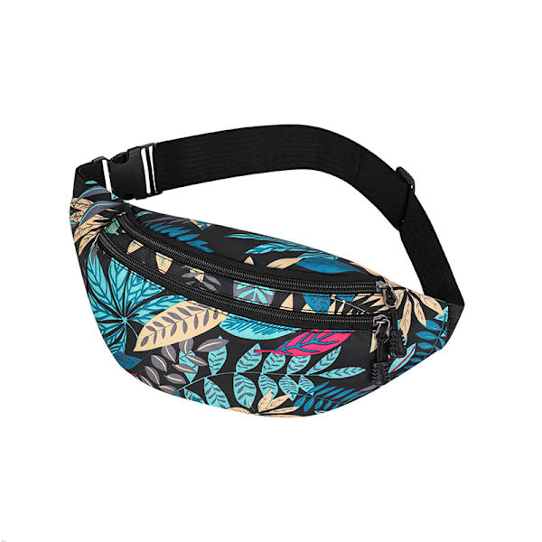 Blå Bältesväska, Midjeväska, Fanny Pack, Träningsbälte, Löpband