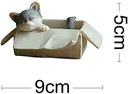 /#/Miniature Kat Figur til Fehave - Vildkat i Kasse/#/