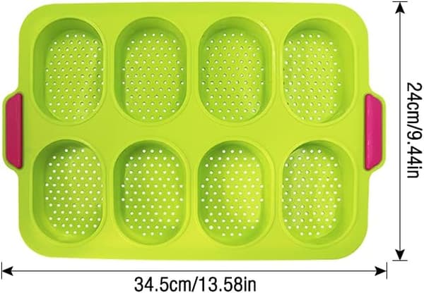 *Baguette Silikonform, Silikon Brotform, Brot Knuspriges Tablett, B*